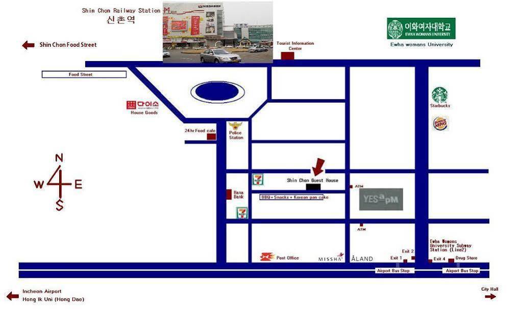 Shinchon Guest House Seul Exterior foto